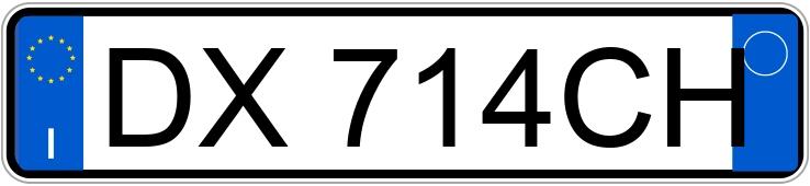 Numer rejestracyjny DX714CH posiada FIAT 600