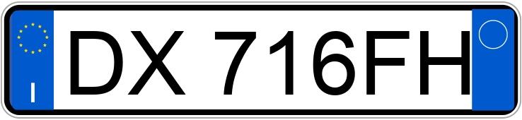 Numer rejestracyjny DX716FH posiada SMART fortwo 1a serie