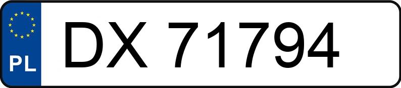 Numer rejestracyjny DX 71794 posiada RENAULT MASTER - DX71794 Numer rejestracyjny DX 71794 posiada RENAULT MASTER - DX71794