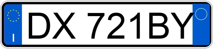 Numer rejestracyjny DX721BY posiada NISSAN Qashqai 1a serie