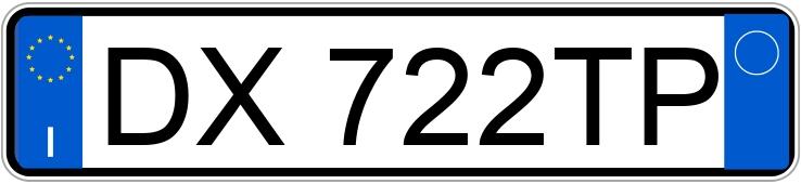 Numer rejestracyjny DX722TP posiada SUZUKI SX4 Numer rejestracyjny DX722TP posiada SUZUKI SX4