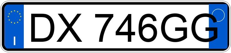 Numer rejestracyjny DX746GG posiada PORSCHE 911