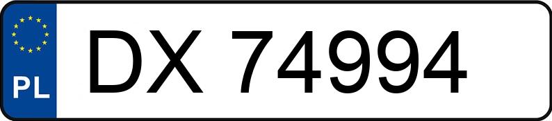 Numer rejestracyjny DX 74994 posiada IVECO AS440T/P BA3C - DX74994