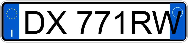 Numer rejestracyjny DX771RW posiada CITROEN C1