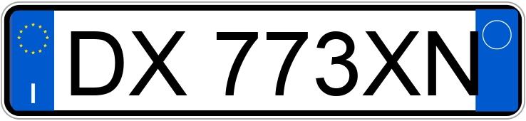 Numer rejestracyjny DX773XN posiada ALFA ROMEO MiTo Numer rejestracyjny DX773XN posiada ALFA ROMEO MiTo