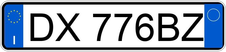 Numer rejestracyjny DX776BZ posiada FORD Focus 2a serie