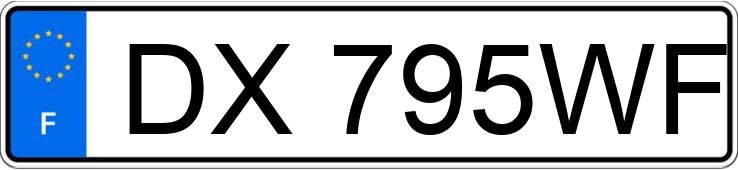 Numer rejestracyjny DX795WF posiada RENAULT CLIO IV