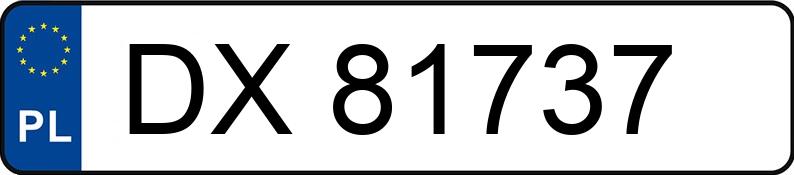 Numer rejestracyjny DX 81737 posiada FORD MONDEO 2.0 TDCI - DX81737 Numer rejestracyjny DX 81737 posiada FORD MONDEO 2.0 TDCI - DX81737