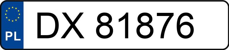 Numer rejestracyjny DX 81876 posiada HONDA Civic 1.8 MR`15 E6 Sport - DX81876