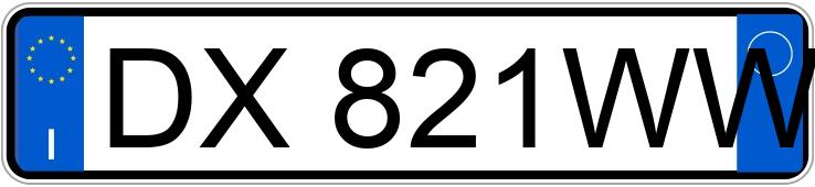 Numer rejestracyjny DX821WW posiada BMW Serie 3