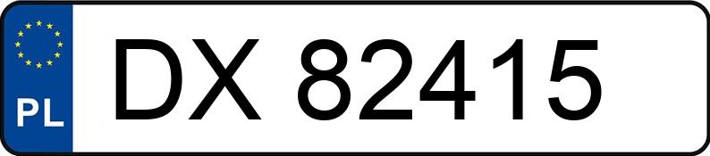 Numer rejestracyjny DX 82415 posiada TOYOTA TOYOTA COROLLA - DX82415