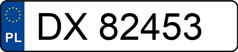 Numer rejestracyjny DX 82453 posiada TOYOTA TOYOTA COROLLA - DX82453