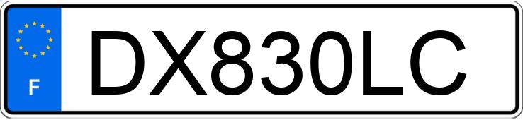 Numer rejestracyjny DX830LC posiada MERCEDES CLASSE B