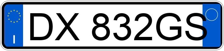 Numer rejestracyjny DX832GS posiada FIAT Grande Punto Numer rejestracyjny DX832GS posiada FIAT Grande Punto