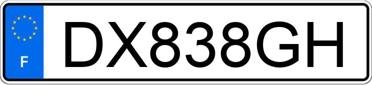 Numer rejestracyjny DX838GH posiada PEUGEOT PARTNER II