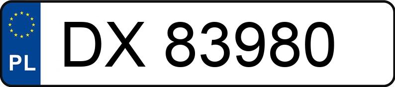 Numer rejestracyjny DX 83980 posiada BMW M4 COMPETITION M XDRIVE - DX83980