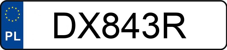 Numer rejestracyjny DX 843R posiada HONDA Szosowe do 400 ccm CBF 125 - DX843R