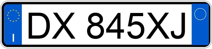 Numer rejestracyjny DX845XJ posiada JAGUAR XF 1a serie Numer rejestracyjny DX845XJ posiada JAGUAR XF 1a serie