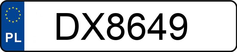 Numer rejestracyjny DX 8649 posiada YAMAHA Naked Bike do 600 ccm YBR 125 C - DX8649