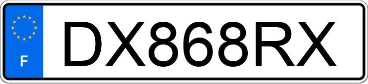 Numer rejestracyjny DX868RX posiada RENAULT CAPTUR
