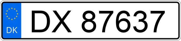 Numer rejestracyjny DX87637 posiada VOLKSWAGEN GOLF 1,6