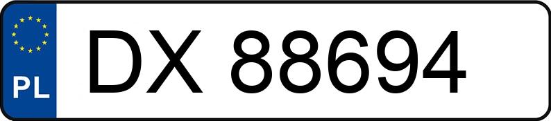 Numer rejestracyjny DX 88694 posiada BMW 318D - DX88694 Numer rejestracyjny DX 88694 posiada BMW 318D - DX88694