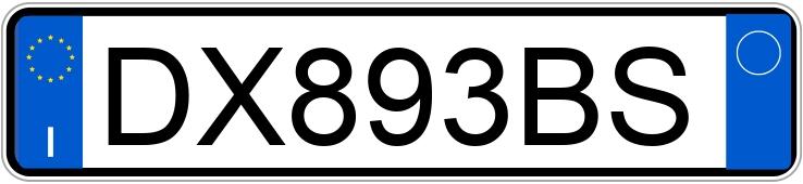 Numer rejestracyjny DX893BS posiada VOLKSWAGEN Golf 5a serie