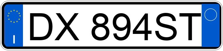 Numer rejestracyjny DX894ST posiada OPEL Corsa 4a serie Numer rejestracyjny DX894ST posiada OPEL Corsa 4a serie