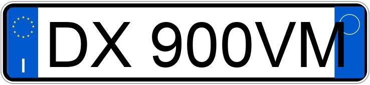 Numer rejestracyjny DX900VM posiada FIAT 600
