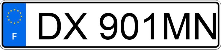 Numer rejestracyjny DX901MN posiada CITROEN C3