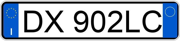 Numer rejestracyjny DX902LC posiada PEUGEOT 307