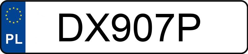 Numer rejestracyjny DX 907P posiada BMW Enduro R 1300 GS - DX907P