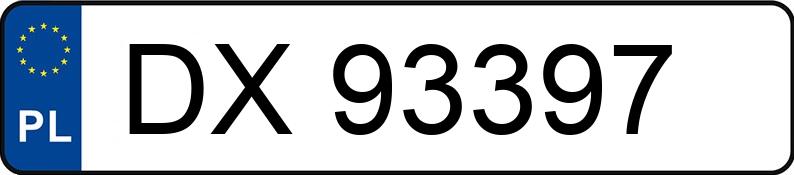 Numer rejestracyjny DX 93397 posiada MERCEDES-BENZ VITO TOURER - DX93397