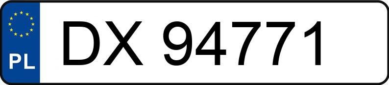 Numer rejestracyjny DX 94771 posiada KIA XCEED - DX94771
