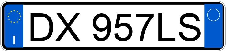 Numer rejestracyjny DX957LS posiada OPEL Corsa 4a serie Numer rejestracyjny DX957LS posiada OPEL Corsa 4a serie