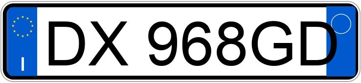 Numer rejestracyjny DX968GD posiada BMW Z4