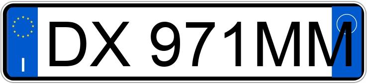 Numer rejestracyjny DX971MM posiada OPEL Corsa 4a serie