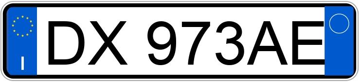 Numer rejestracyjny DX973AE posiada LANCIA Musa 2a serie