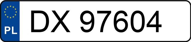 Numer rejestracyjny DX 97604 posiada VOLKSWAGEN GOLF - DX97604 Numer rejestracyjny DX 97604 posiada VOLKSWAGEN GOLF - DX97604