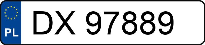 Numer rejestracyjny DX 97889 posiada MERCEDES-BENZ CITAN - DX97889