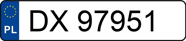 Numer rejestracyjny DX 97951 posiada SKODA OCTAVIA - DX97951 Numer rejestracyjny DX 97951 posiada SKODA OCTAVIA - DX97951