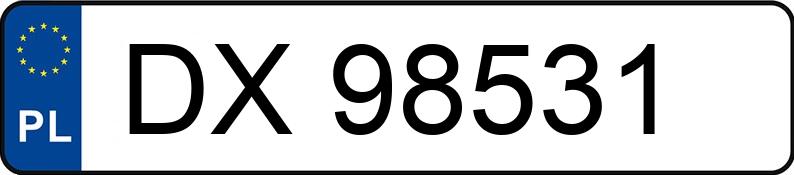 Numer rejestracyjny DX 98531 posiada MERCEDES-BENZ GLC 220 D 4MATIC - DX98531