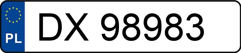 Numer rejestracyjny DX 98983 posiada TOYOTA GR 86 2.4 MR`22 E6 Dynamic - DX98983