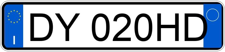 Numer rejestracyjny DY020HD posiada LANCIA Musa 2a serie