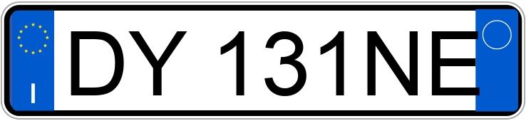 Numer rejestracyjny DY131NE posiada OPEL Agila 2a serie