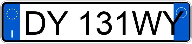 Numer rejestracyjny DY131WY posiada OPEL Corsa 4a serie Numer rejestracyjny DY131WY posiada OPEL Corsa 4a serie