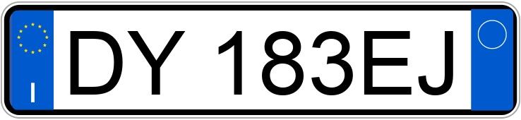 Numer rejestracyjny DY183EJ posiada KIA Picanto 1as.