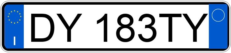 Numer rejestracyjny DY183TY posiada FIAT QUBO