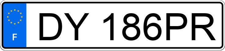 Numer rejestracyjny DY186PR posiada CITROEN C4 II