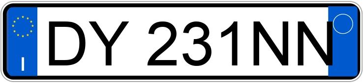 Numer rejestracyjny DY231NN posiada ALFA ROMEO 147 2a serie